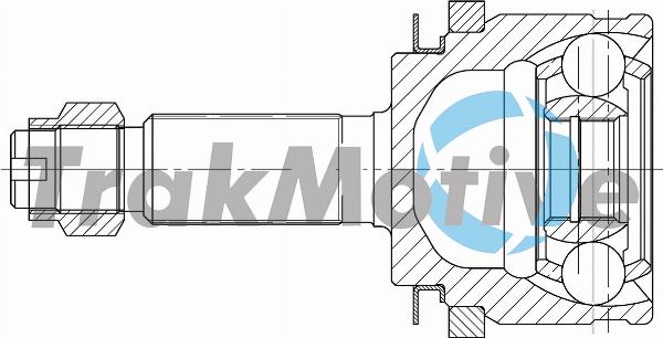 TrakMotive 40-1012 - Шарнірний комплект, ШРУС, приводний вал autocars.com.ua