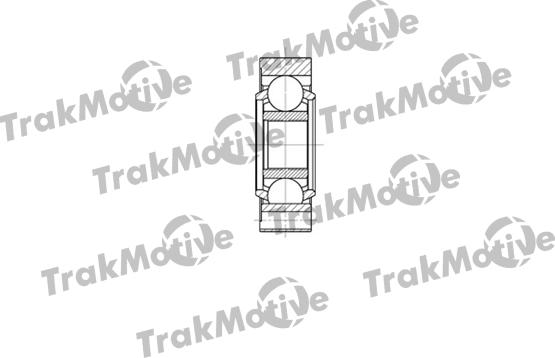 TrakMotive 45-0091 - Шарнірний комплект, ШРУС, приводний вал autocars.com.ua