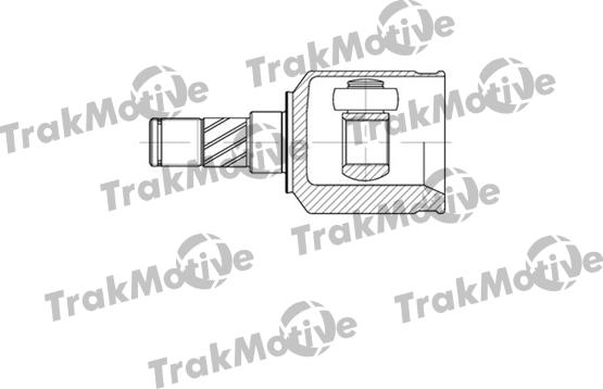 TrakMotive 45-0097 - Шарнірний комплект, ШРУС, приводний вал autocars.com.ua