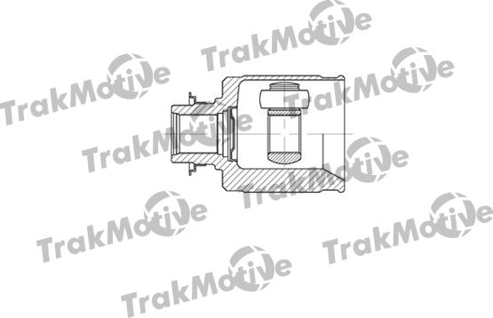 TrakMotive 45-0100 - Шарнирный комплект, ШРУС, приводной вал autodnr.net