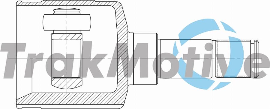 TrakMotive 45-0285 - Шарнірний комплект, ШРУС, приводний вал autocars.com.ua