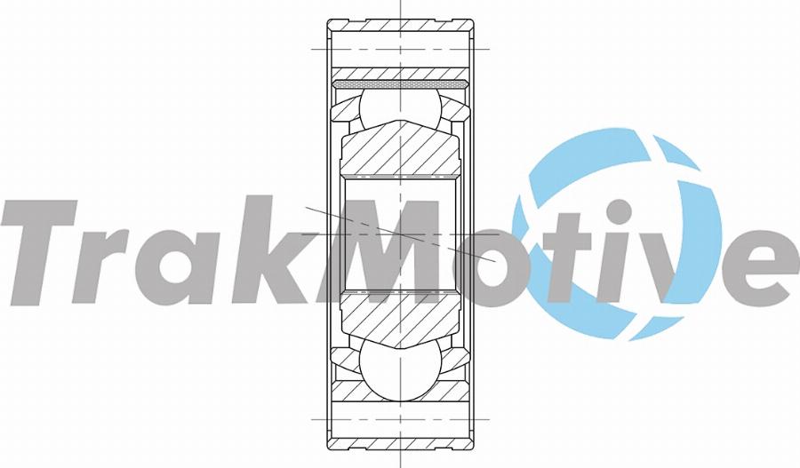 TrakMotive 45-0287 - Шарнірний комплект, ШРУС, приводний вал autocars.com.ua