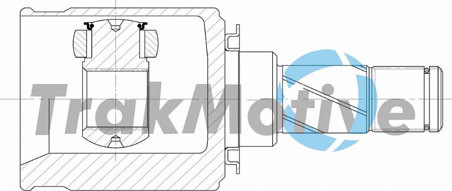 TrakMotive 45-0309 - Шарнірний комплект, ШРУС, приводний вал autocars.com.ua
