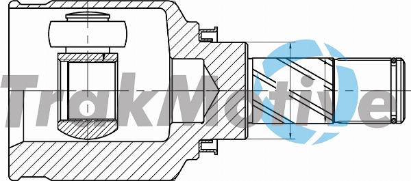 TrakMotive 45-0331 - Шарнірний комплект, ШРУС, приводний вал autocars.com.ua