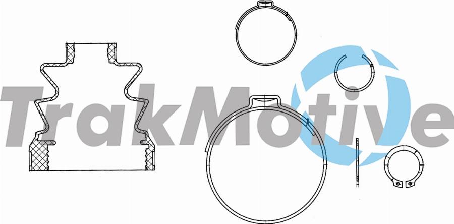 TrakMotive 50-0528 - Пыльник, приводной вал autodnr.net