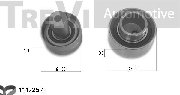 Trevi Automotive KD1103 - Комплект ременя ГРМ autocars.com.ua