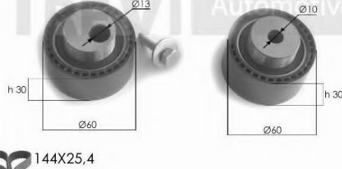 Trevi Automotive KD1238 - Комплект ремня ГРМ autodnr.net