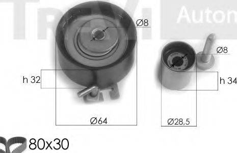 Trevi Automotive KD1301 - Комплект ременя ГРМ autocars.com.ua