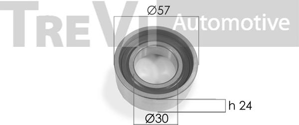 Trevi Automotive TD1506 - Направляющий ролик, зубчатый ремень autodnr.net