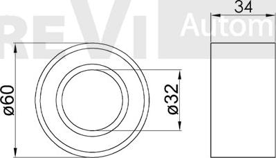 Trevi Automotive TD1749 - Паразитний / Провідний ролик, зубчастий ремінь autocars.com.ua