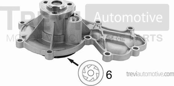 Trevi Automotive TP1302 - Водяний насос autocars.com.ua