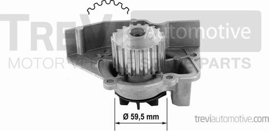 Trevi Automotive TP742 - Водяной насос autodnr.net