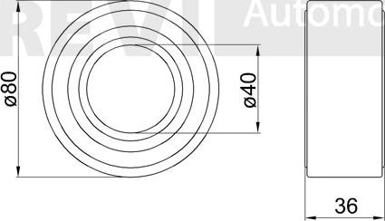 Trevi Automotive WB1393 - Комплект підшипника маточини колеса autocars.com.ua