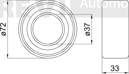 Trevi Automotive WB1647 - Комплект підшипника маточини колеса autocars.com.ua