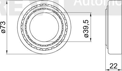 Trevi Automotive WB2065 - Комплект підшипника маточини колеса autocars.com.ua