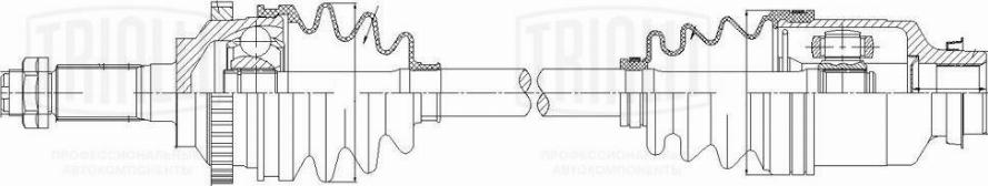 Trialli AR 0806 - Приводний вал autocars.com.ua