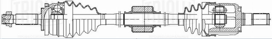 Trialli AR 0810 - Приводний вал autocars.com.ua