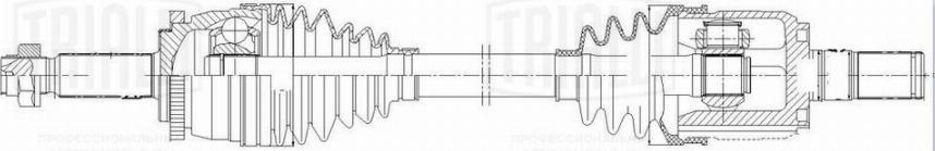 Trialli AR 0811 - Приводний вал autocars.com.ua