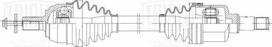 Trialli AR 1009 - Приводной вал avtokuzovplus.com.ua