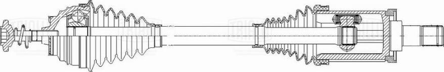 Trialli AR 2624 - Приводной вал avtokuzovplus.com.ua