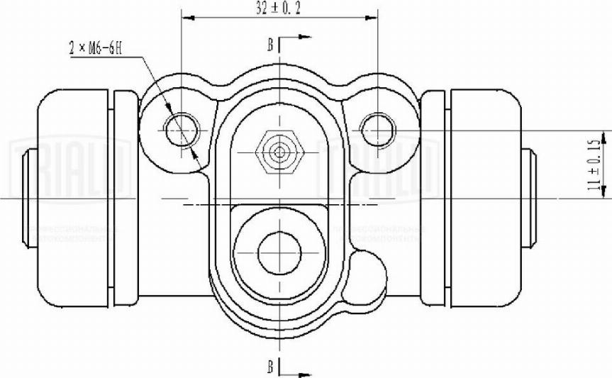 Trialli CF 0110 - Колесный тормозной цилиндр autodnr.net