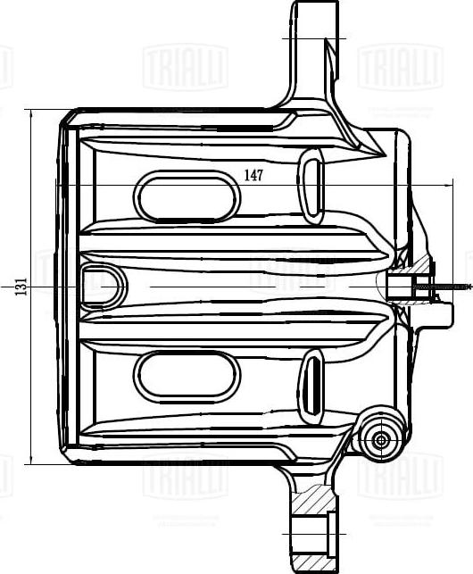 Trialli CF 012097 - Тормозной суппорт avtokuzovplus.com.ua