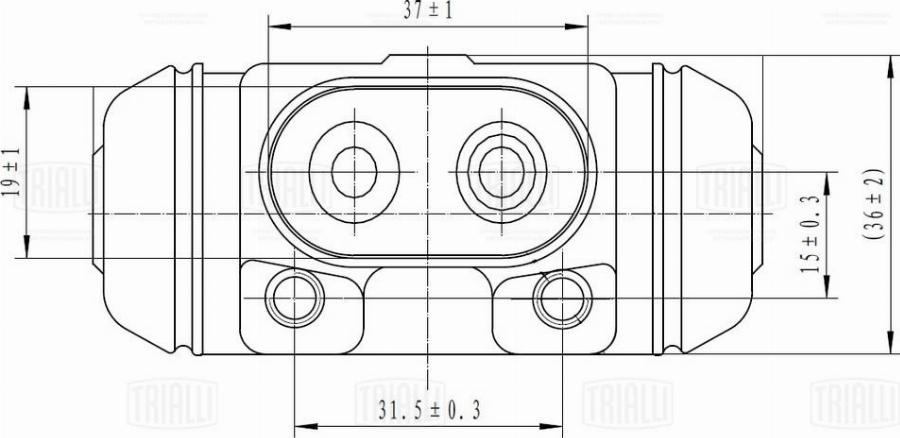 Trialli CF 0133 - Колесный тормозной цилиндр avtokuzovplus.com.ua