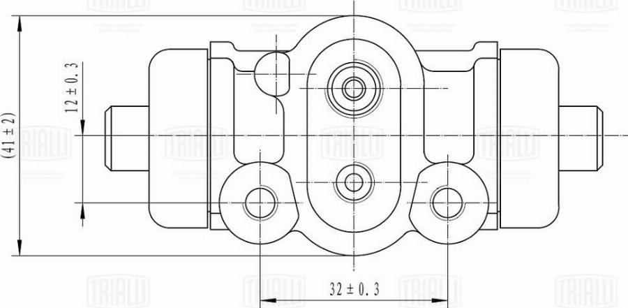 Trialli CF 0140 - Колісний гальмівний циліндр autocars.com.ua