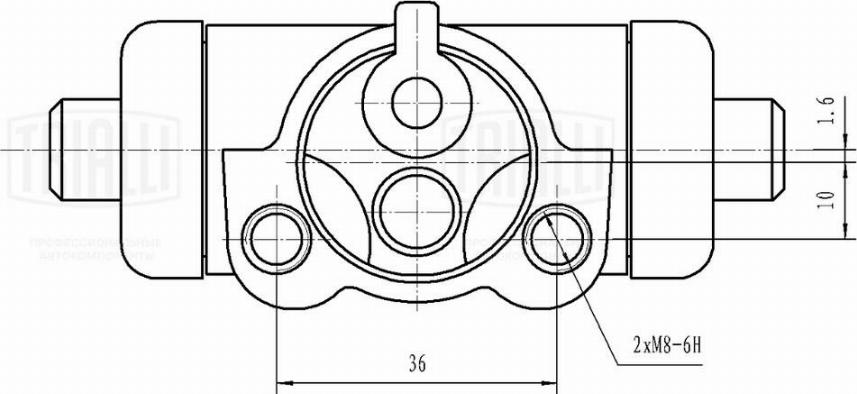 Trialli CF 0150 - Колісний гальмівний циліндр autocars.com.ua