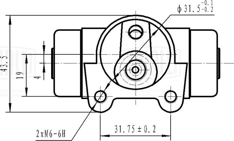 Trialli CF 0311 - Колесный тормозной цилиндр avtokuzovplus.com.ua