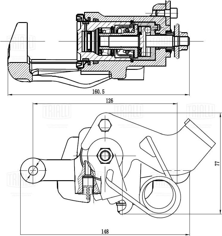 Trialli CF 032019 - Тормозной суппорт avtokuzovplus.com.ua