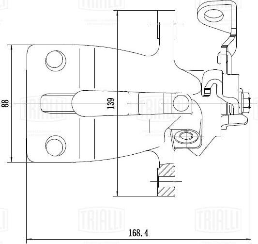 Trialli CF 032120 - Тормозной суппорт avtokuzovplus.com.ua