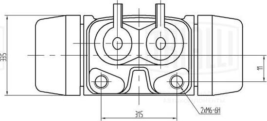 Trialli CF 084203 - Колесный тормозной цилиндр avtokuzovplus.com.ua