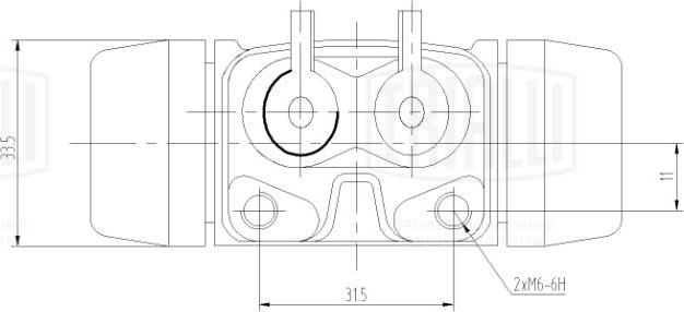 Trialli CF 084204 - Колесный тормозной цилиндр avtokuzovplus.com.ua