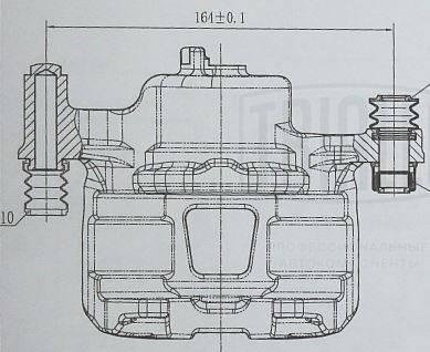 Trialli CF 084703 - Гальмівний супорт autocars.com.ua