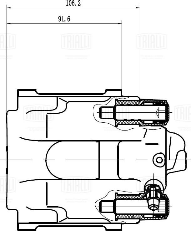 Trialli CF 102018 - Тормозной суппорт avtokuzovplus.com.ua