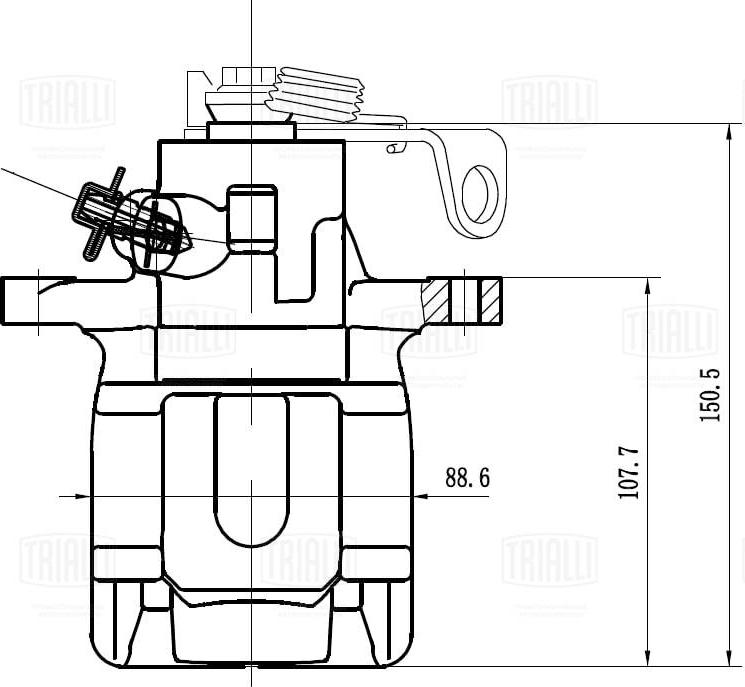 Trialli CF 103564 - Тормозной суппорт autodnr.net