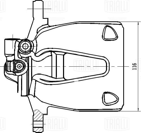 Trialli CF 162109 - Гальмівний супорт autocars.com.ua