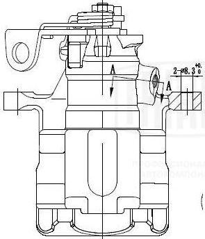 Trialli CF 182011 - Тормозной суппорт avtokuzovplus.com.ua