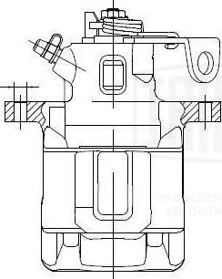 Trialli CF 182014 - Тормозной суппорт avtokuzovplus.com.ua