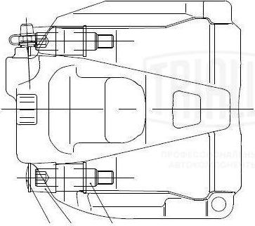 Trialli CF 182562 - Гальмівний супорт autocars.com.ua