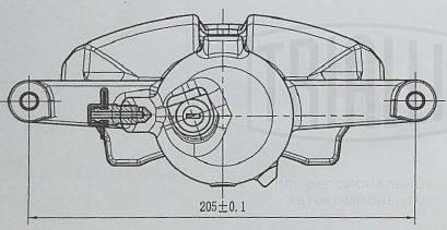 Trialli CF 182569 - Гальмівний супорт autocars.com.ua