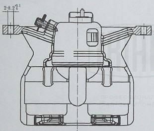 Trialli CF 185104 - Тормозной суппорт avtokuzovplus.com.ua