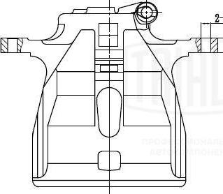 Trialli CF 190610 - Гальмівний супорт autocars.com.ua