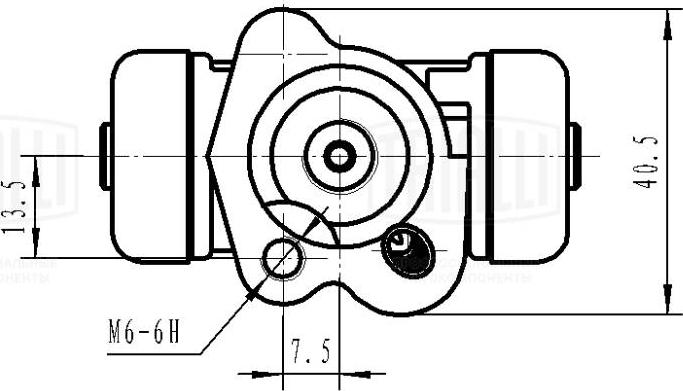 Trialli CF 194101 - Колесный тормозной цилиндр avtokuzovplus.com.ua