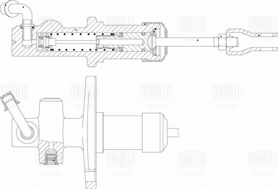 Trialli CF 805 - Головний циліндр, система зчеплення autocars.com.ua