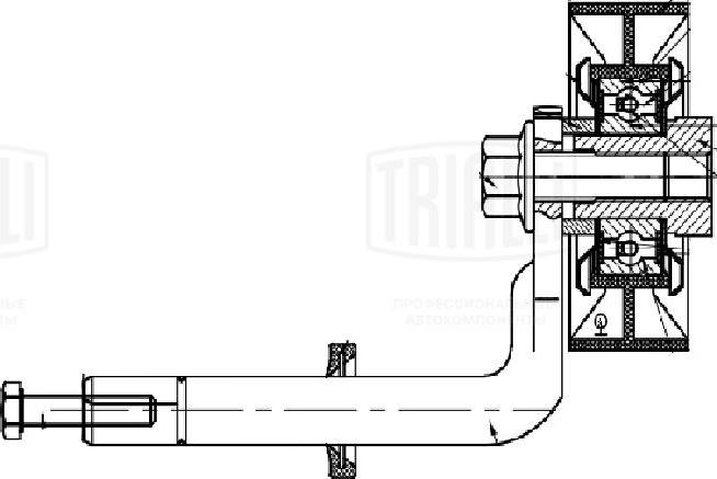 Trialli CM 5081 - Натяжитель, поликлиновый ремень avtokuzovplus.com.ua