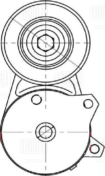 Trialli CM 5482 - Натяжитель, поликлиновый ремень autodnr.net