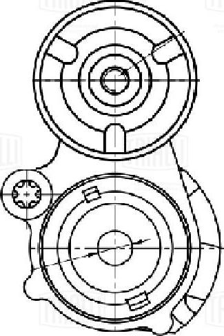 Trialli CM 5722 - Натяжитель, поликлиновый ремень autodnr.net