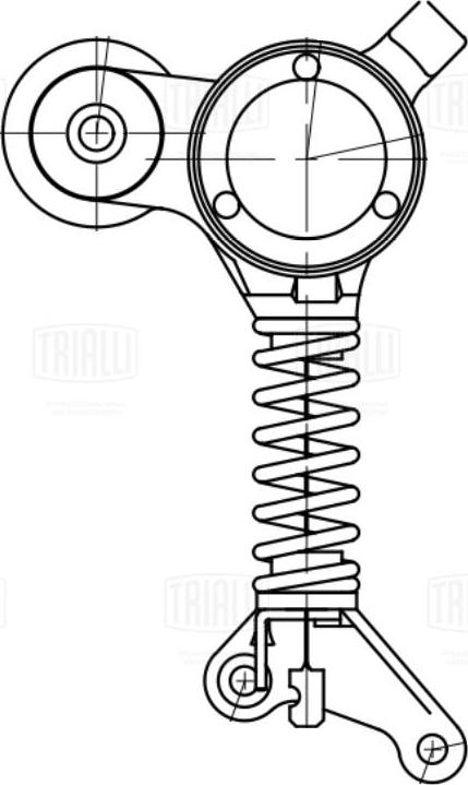 Trialli CM 5782 - Натяжитель, поликлиновый ремень autodnr.net